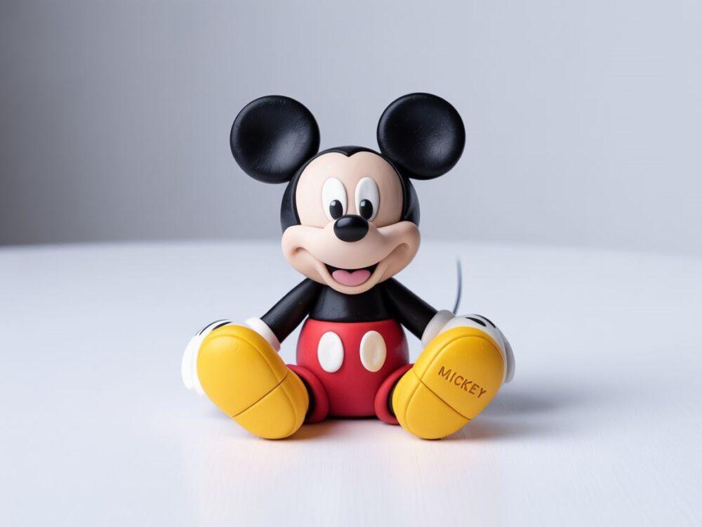 Myszka Miki z plasteliny