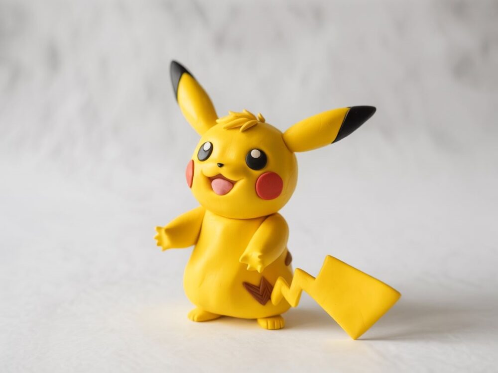 Plastelinowy Pikachu