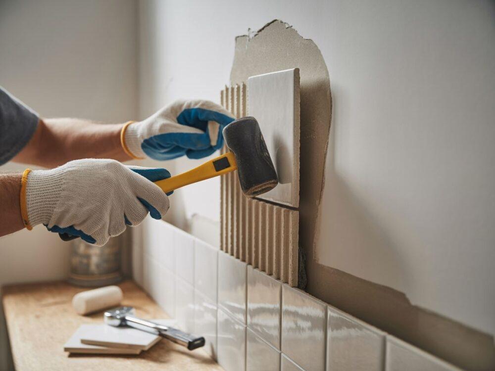 careful tile removal