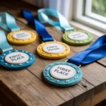 dekoracyjne medale z masy solnej