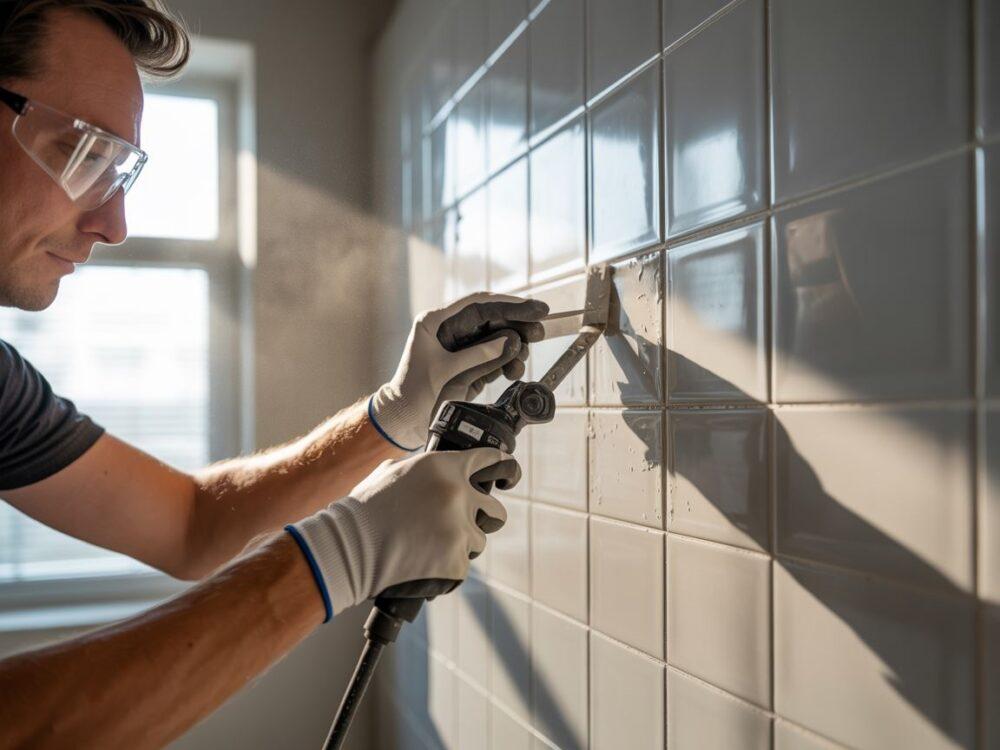 intact ceramic tiles