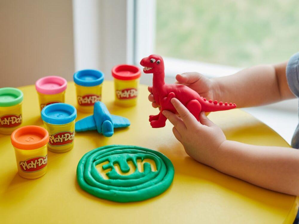 kolorowa plastelina play doh