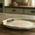 kolorowy talerz z masy solnej