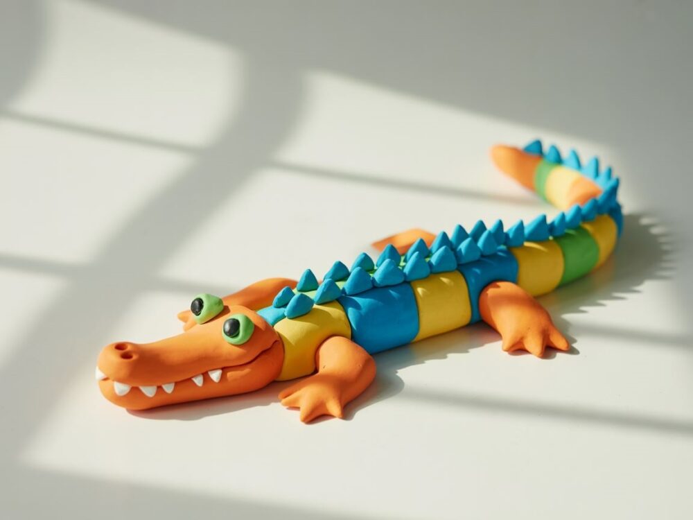 krokodyl z modeliny