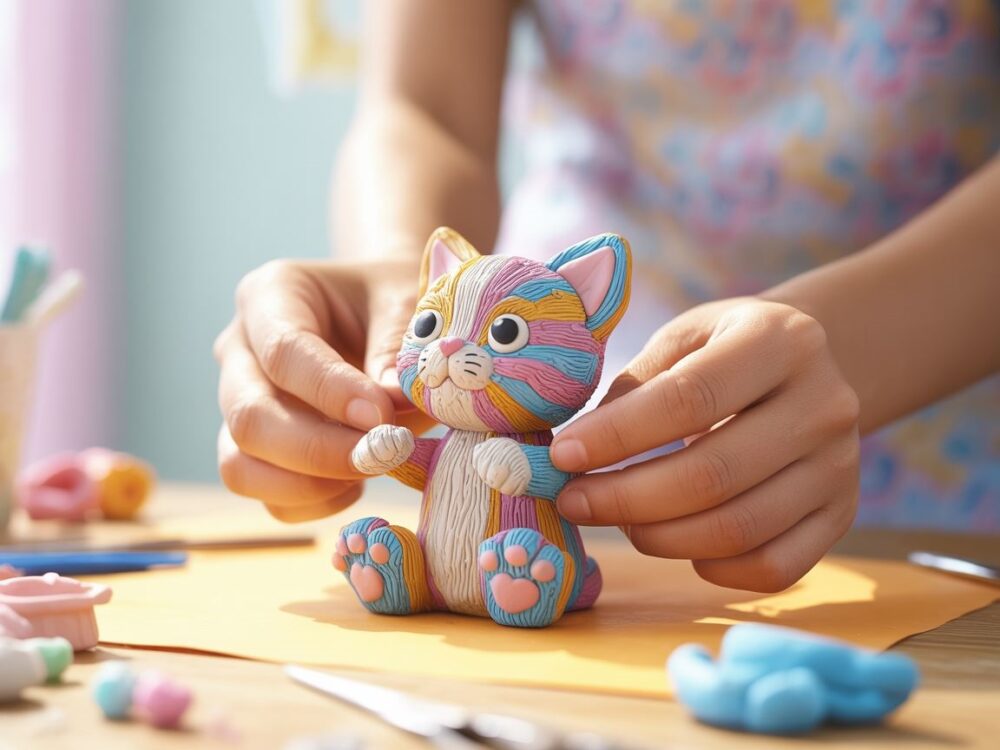 modelowanie zwierząt z plasteliny