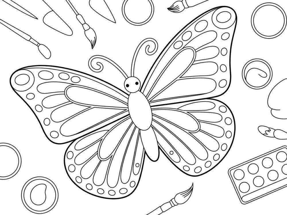 motyl z plasteliny