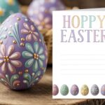 ozdobiona pisanka wielkanocna