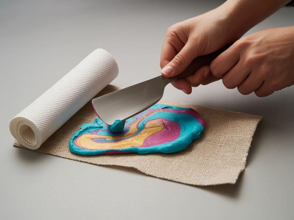 usuwanie plasteliny z ubrania